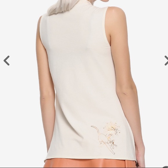 Sailor Venus keyhole mock turtleneck top - Picture 3 of 7